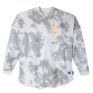 Disney Spirit Graphic Gray and Gold Logo Long Sleeve Shirt NWOT Disney Parks LG